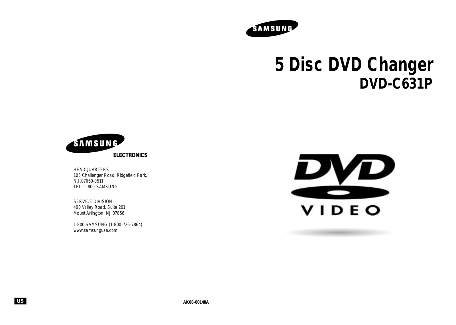 Samsung DVD-C631 User Manual