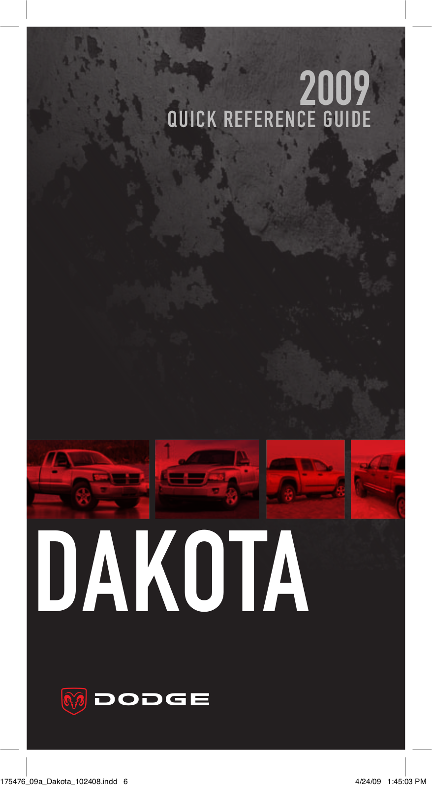 Dodge Dakota 2009 User Manual