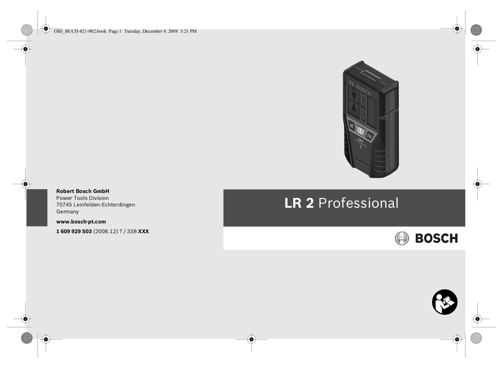 BOSCH LR 2 Professional User Manual