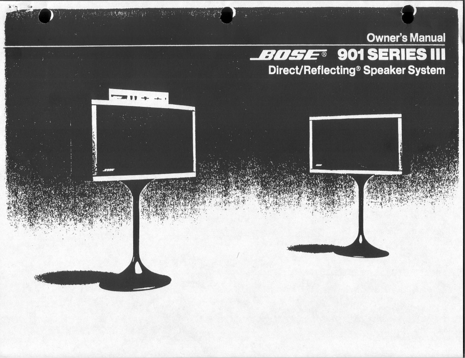 Bose 901III Owner Manual