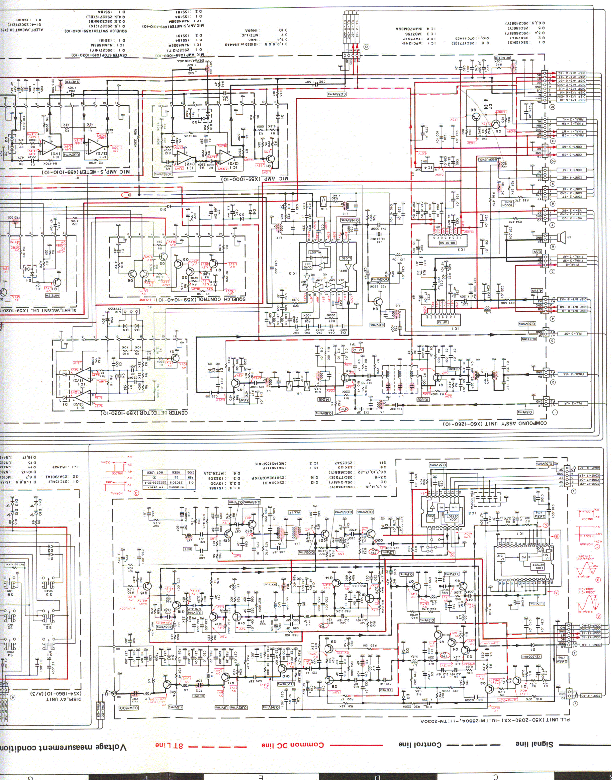 Kenwood TM-2550 SCHEMATIC