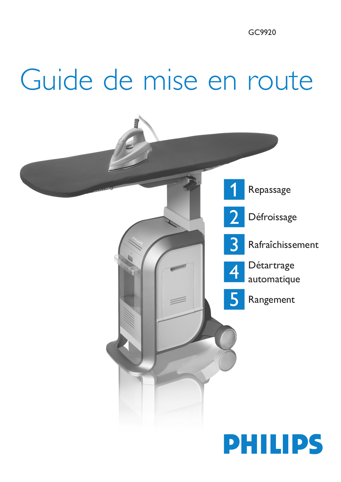 PHILIPS GC9920 User Manual