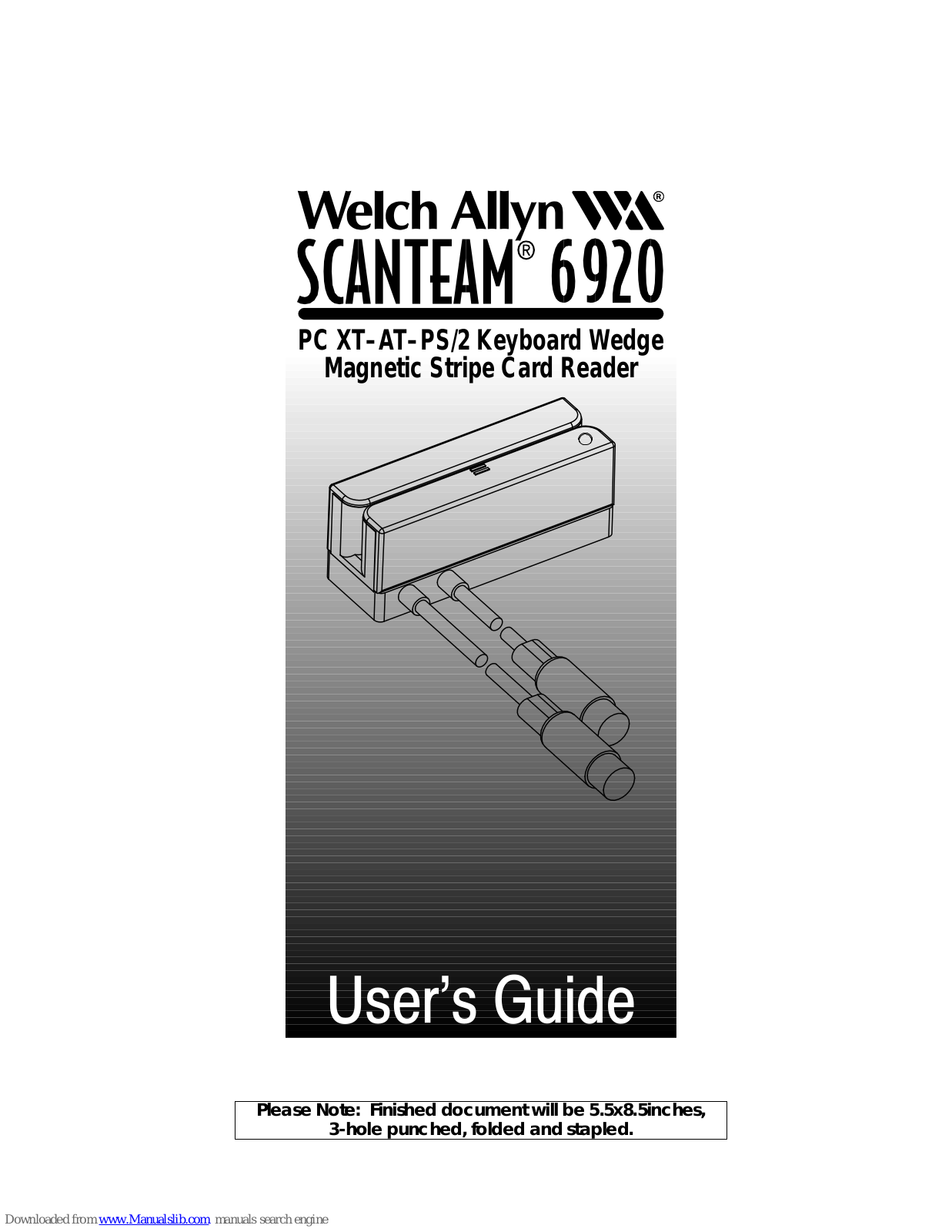 Welch Allyn 6920 User Manual