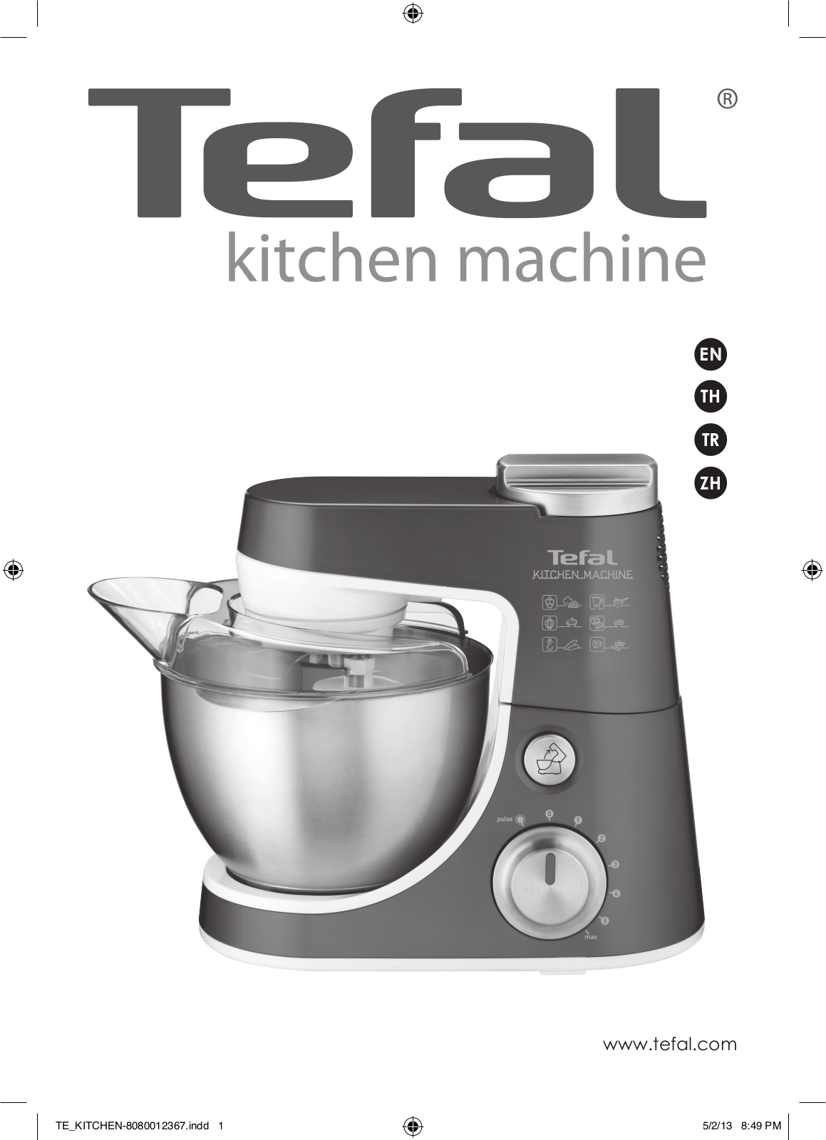 TEFAL QB405GTH Instruction Manual