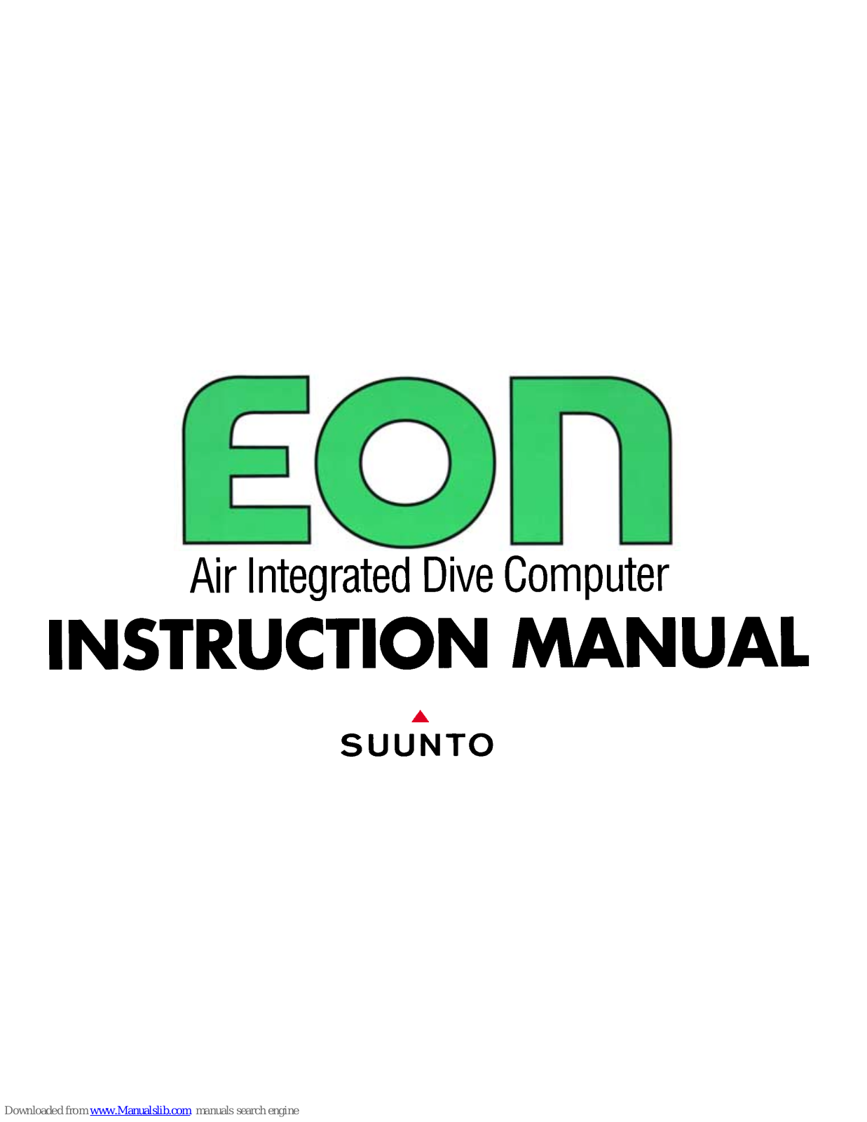 Suunto EON Instruction Manual