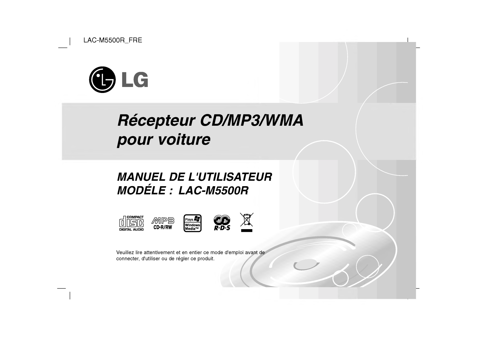 LG LAC-M5500R User Manual