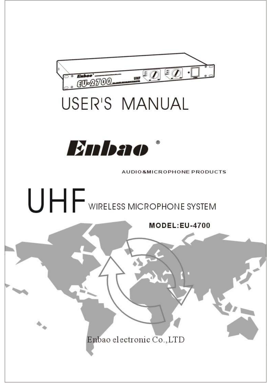 Enbao Electronic EU4700 Users Manual