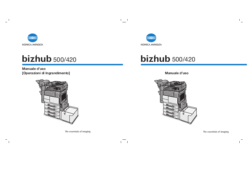 Konica Minolta Bizhub Bizhub User Manual