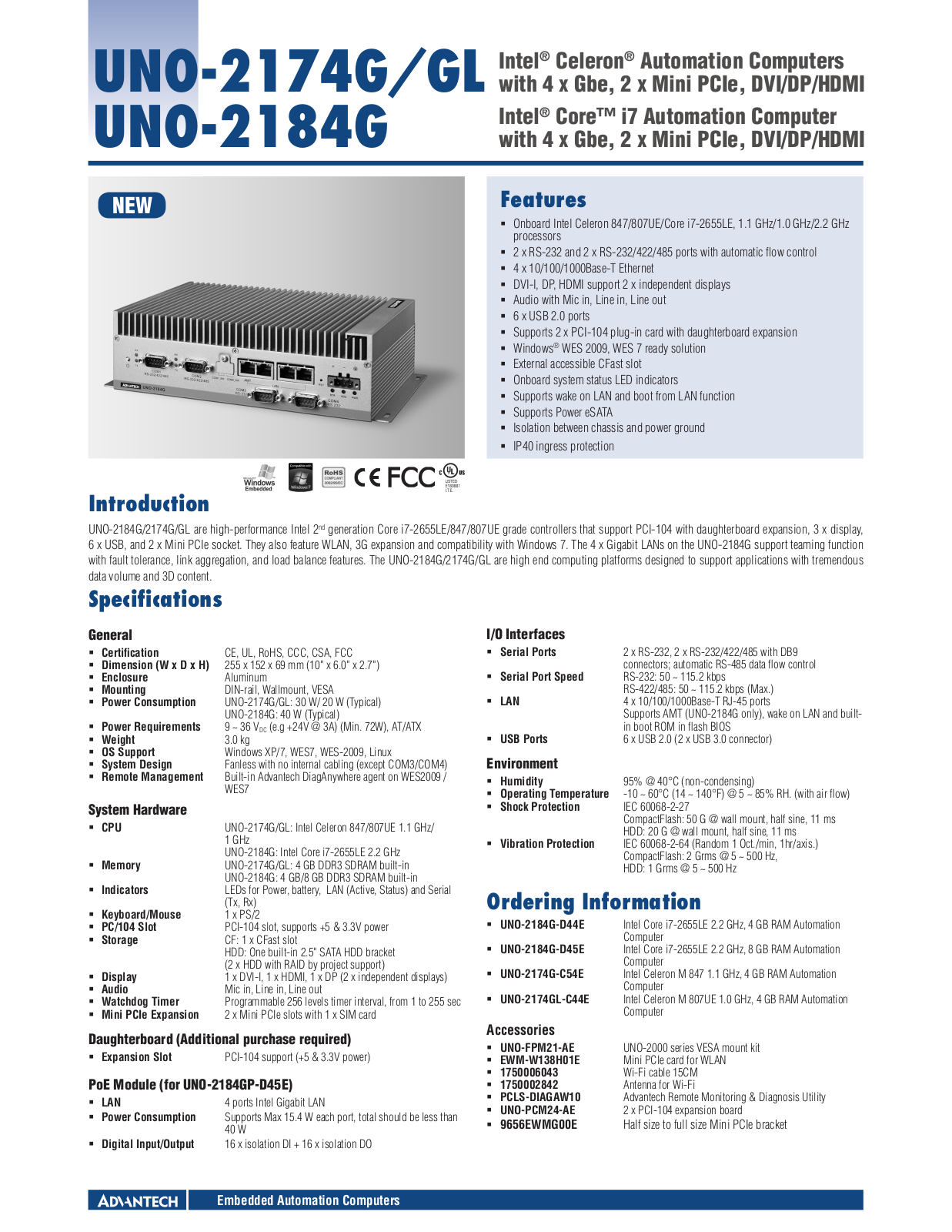 Impulse UNO-2184G User Manual