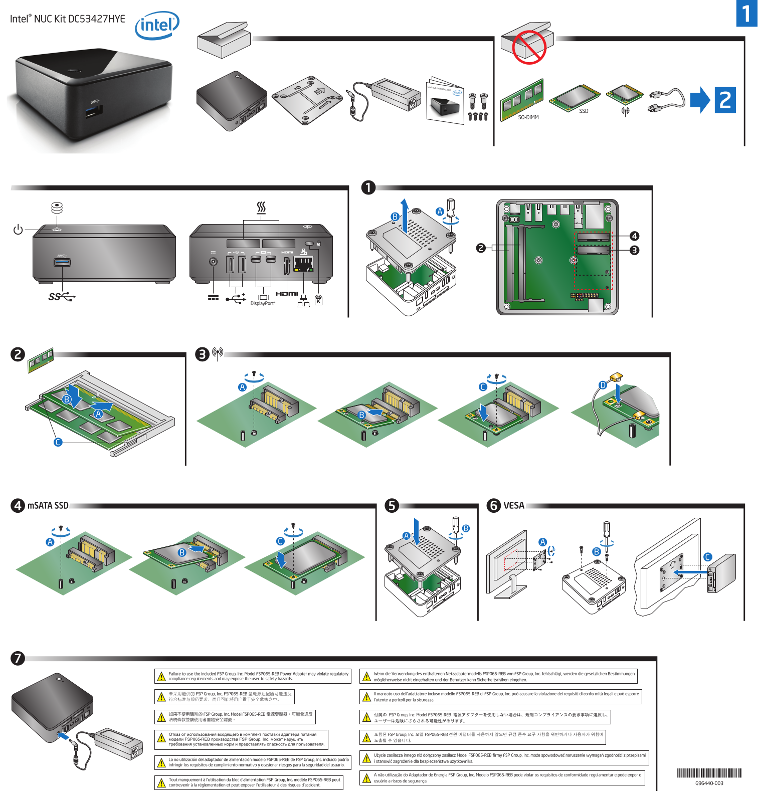 Intel BLKDC53427HYE User Manual