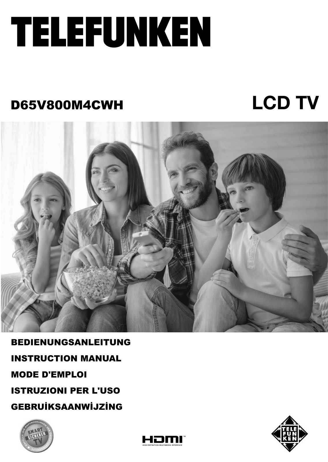 Telefunken D65V800M4CWH operation manual