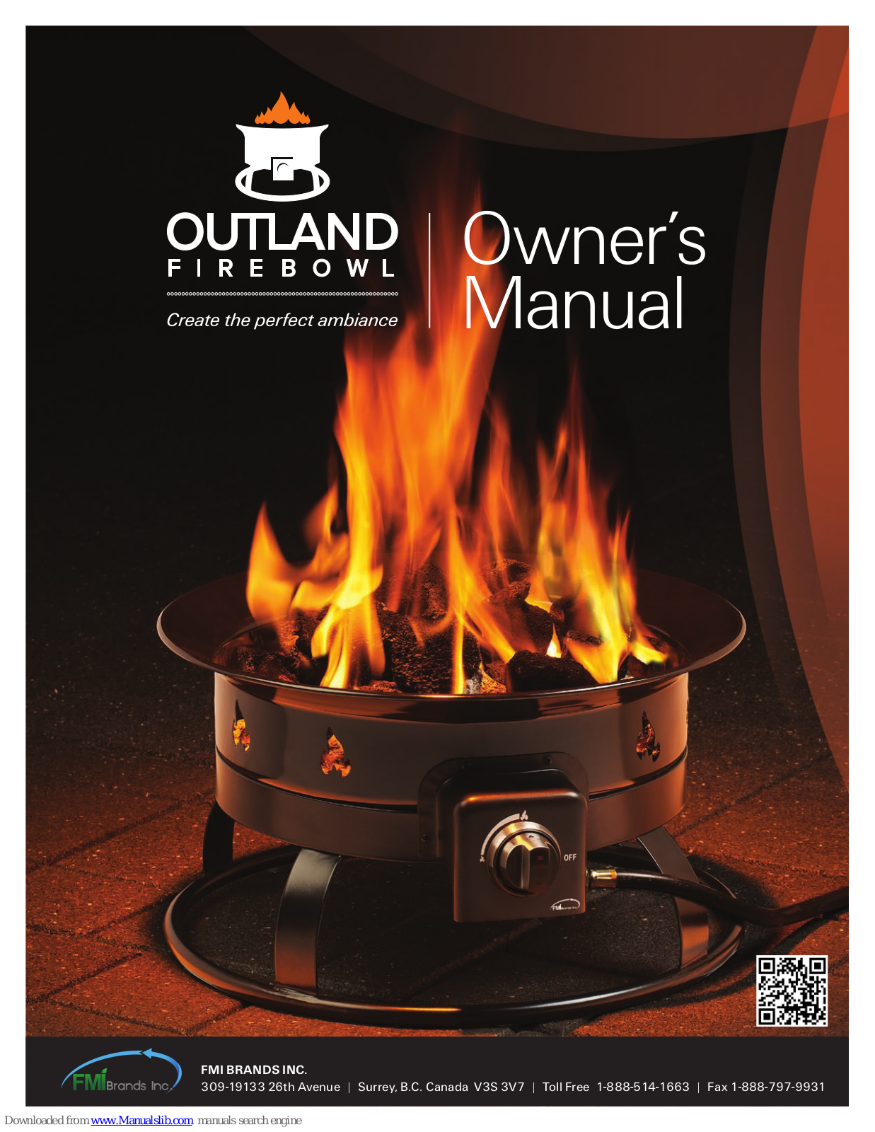 FMI Outland Firebowl Owner's Manual