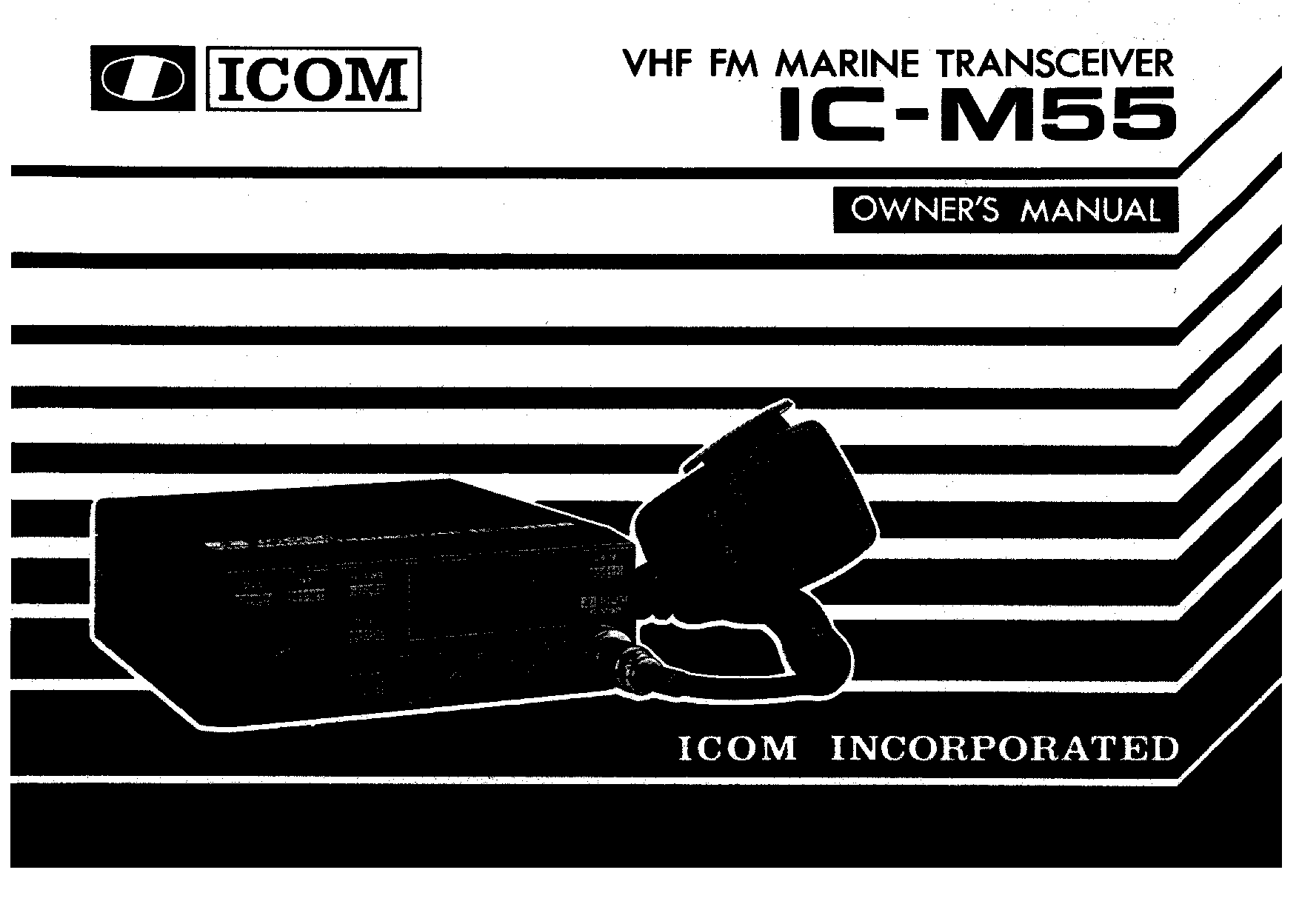 Icom IC-M55 User Manual
