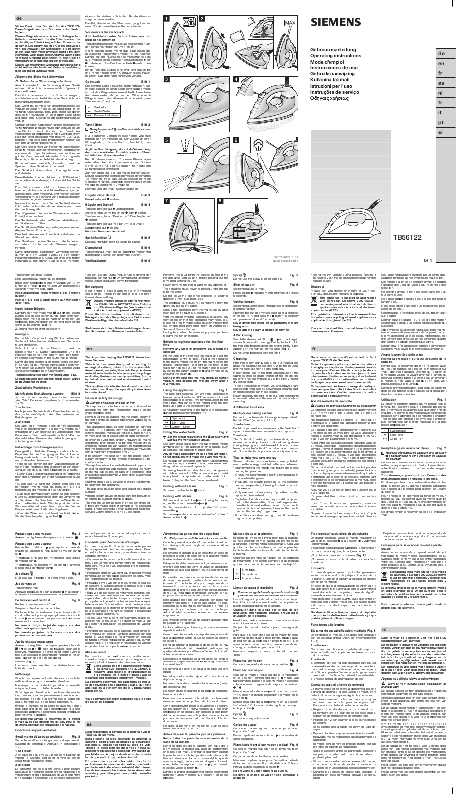 SIEMENS TB56122 User Manual