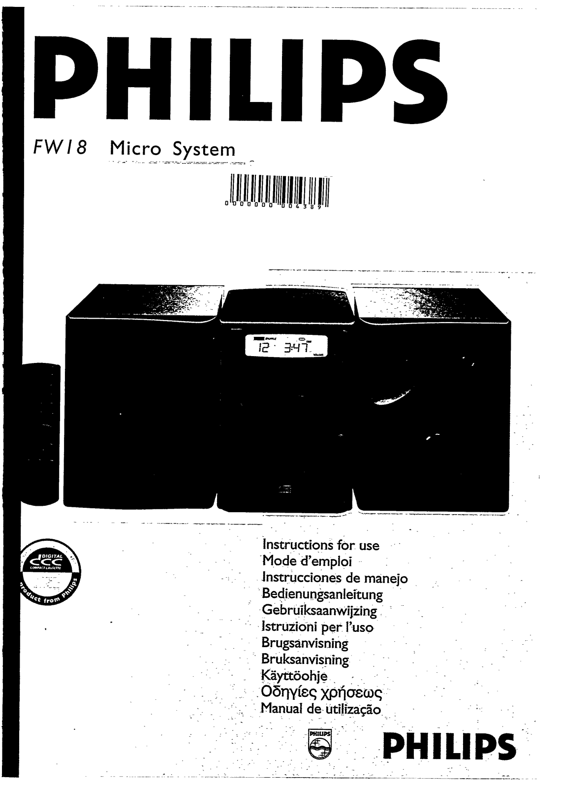 Philips FW18/22, FW18/21, FW18 User Manual