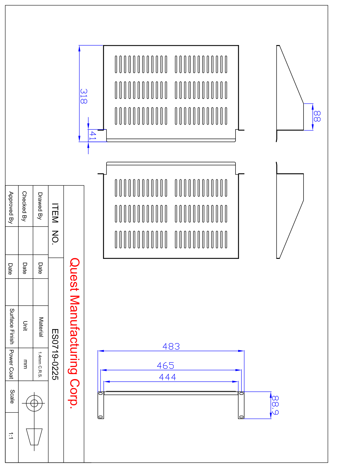 Quest Manufacturing QMG1075 Dimensions - ManualMachine.com