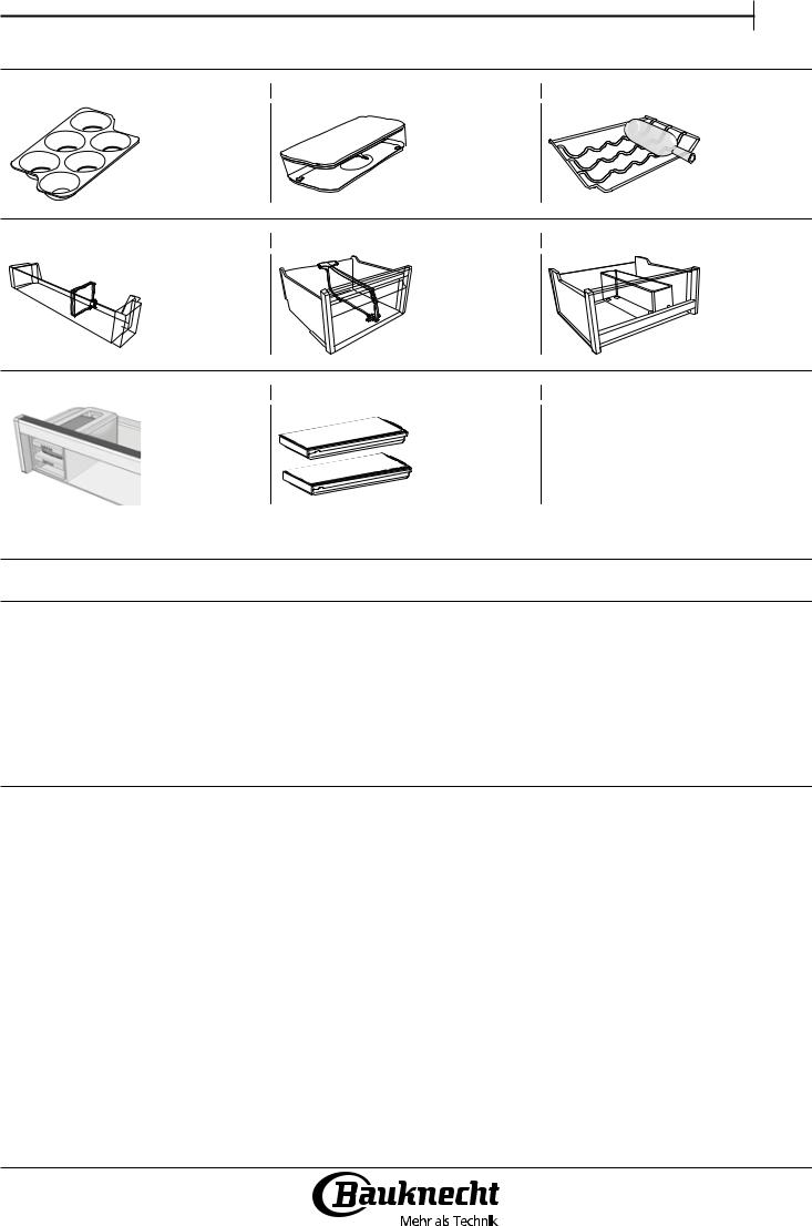 BAUKNECHT KGNF 18 A3+CONNECT Daily Reference Guide