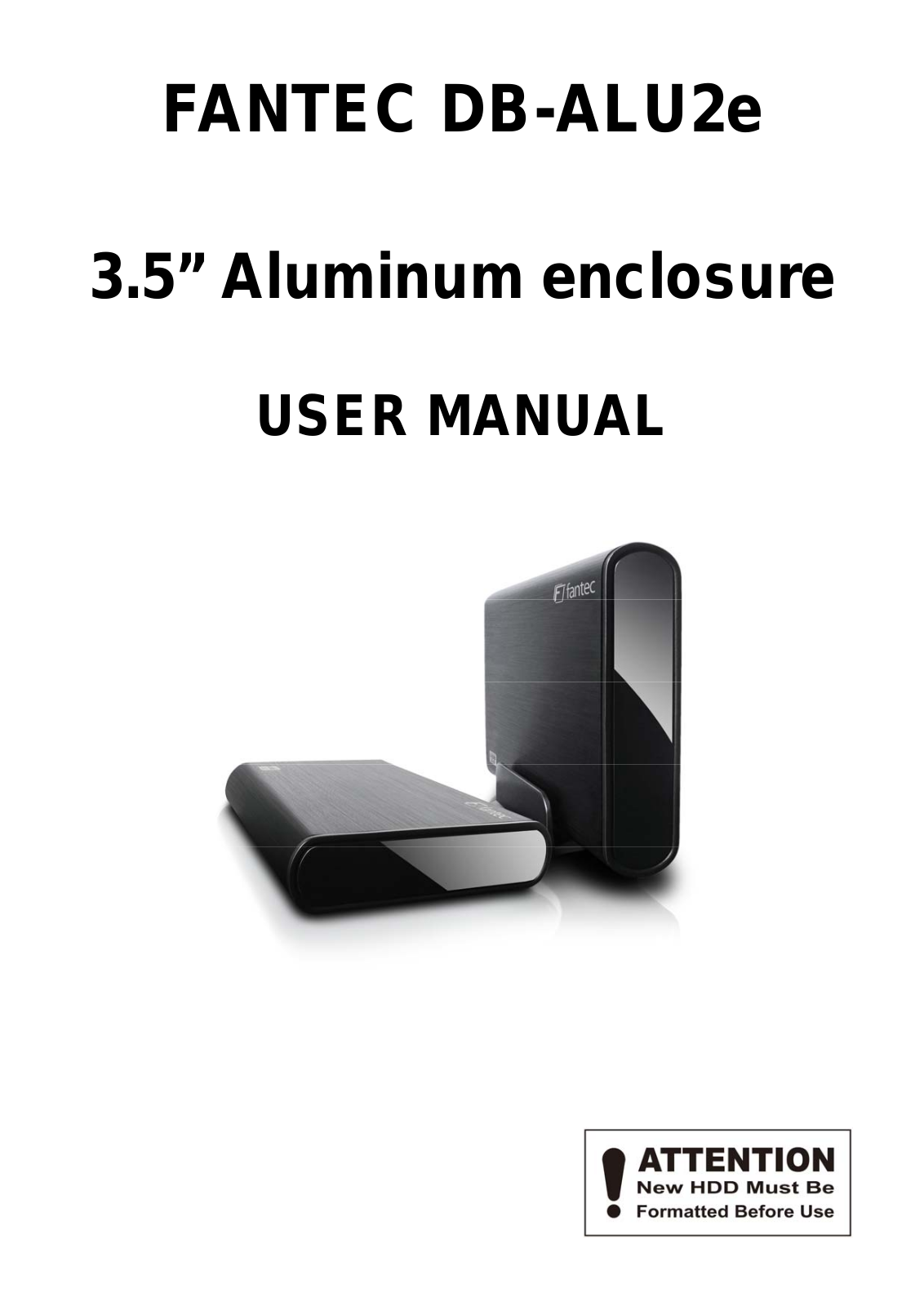 Fantec DB-ALU2e User Manual - ManualMachine.com
