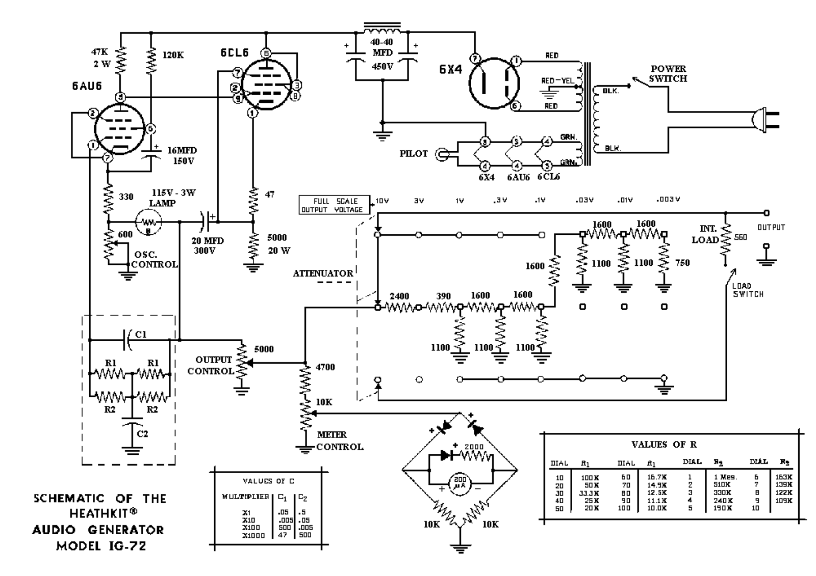 Heathkit ig 72 schematic