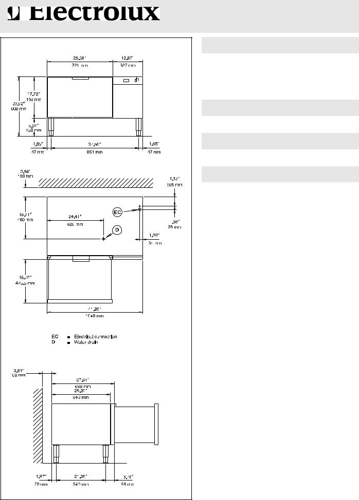 Electrolux 168972(7RBSE3DU) General Manual