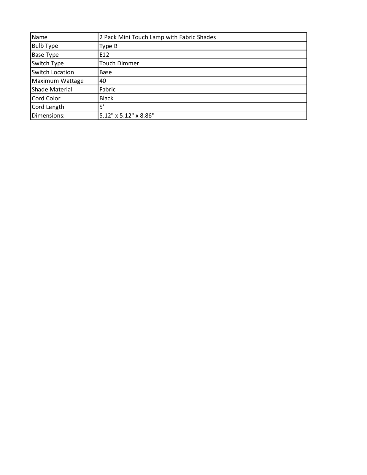 Wrought Studio W005271133 Specifications - ManualMachine.com