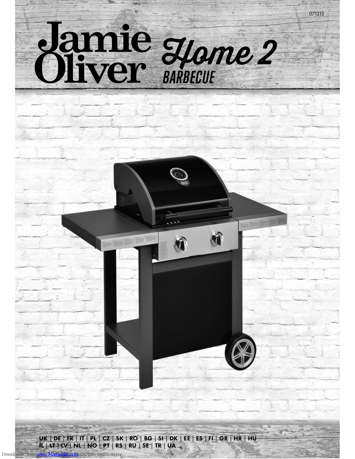 Jamie Oliver Home 2, Pro 3s, pro 4s, PRO 6s Operating Instructions Manual