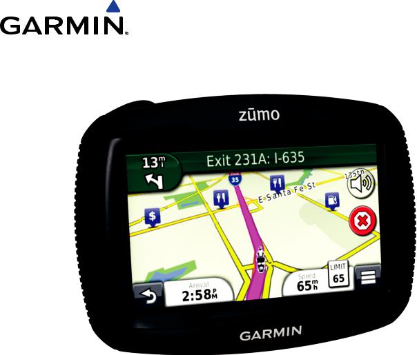 Garmin Zumo 395 LM EUROPE User Manual