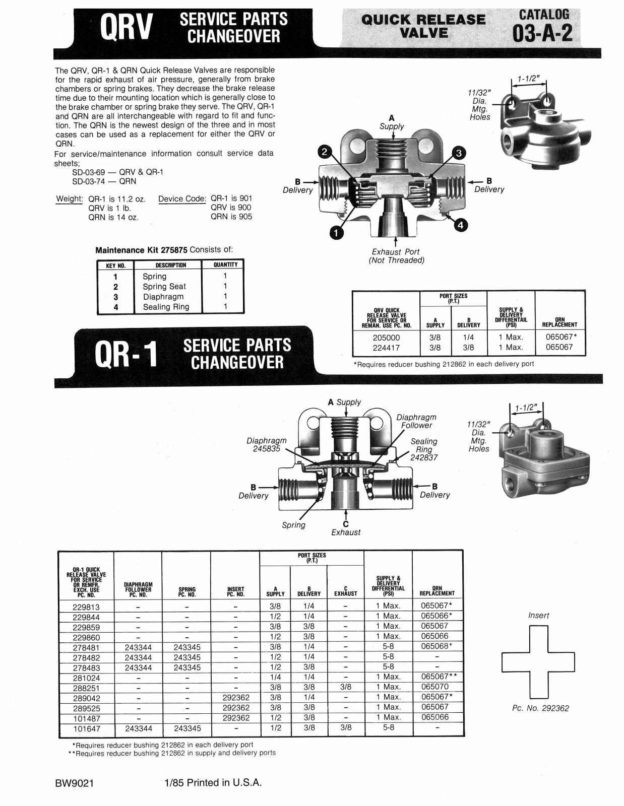 BENDIX 03-A-2 User Manual