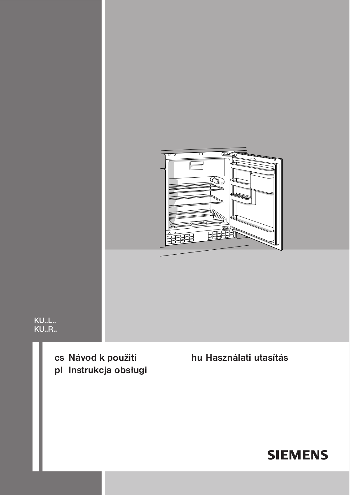 Siemens KUL15A40CH, KU15LA50, KU15LA40CH, KUL15A40GB, KUL15A40FF User Manual