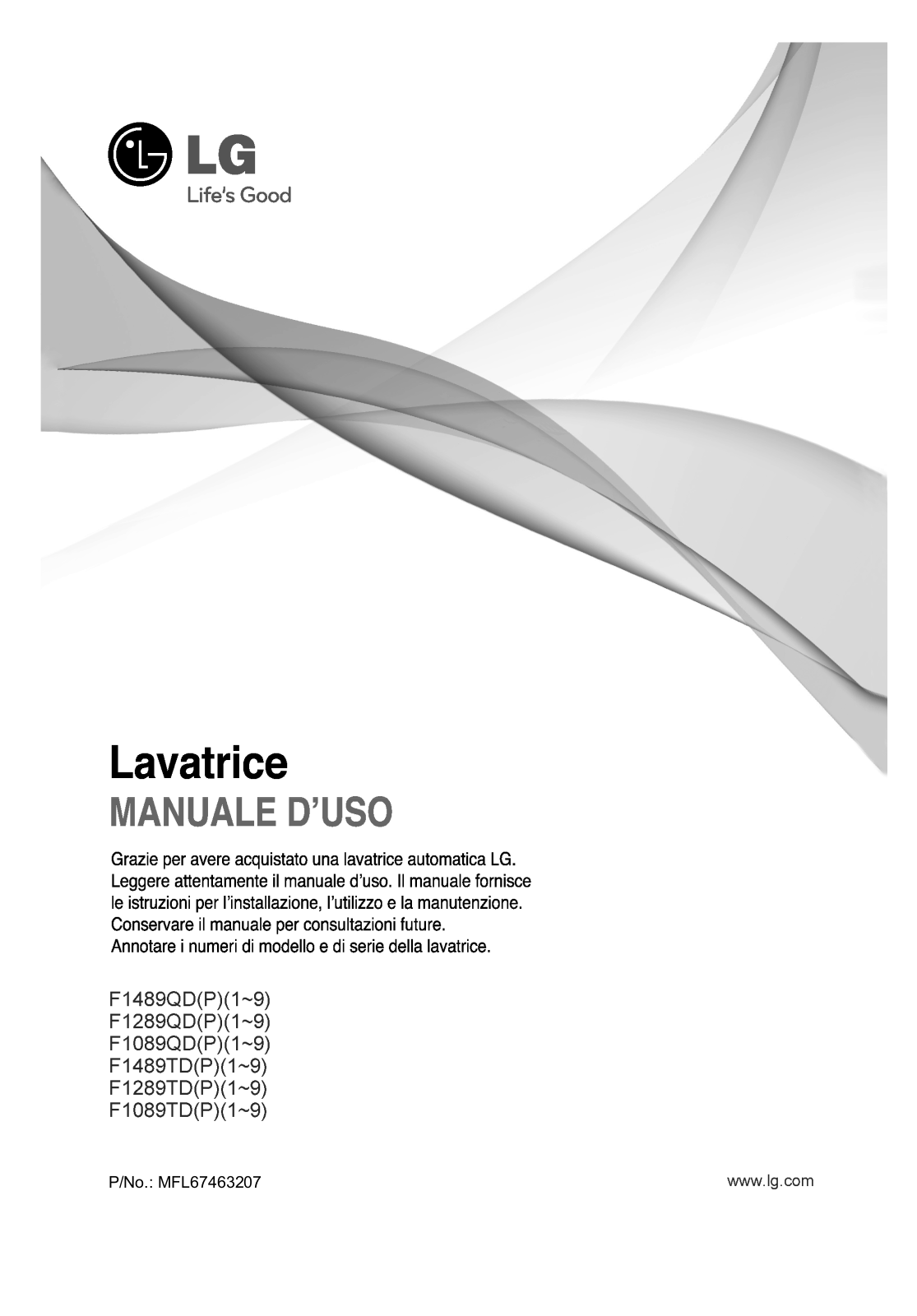 LG F1289QD User Manual