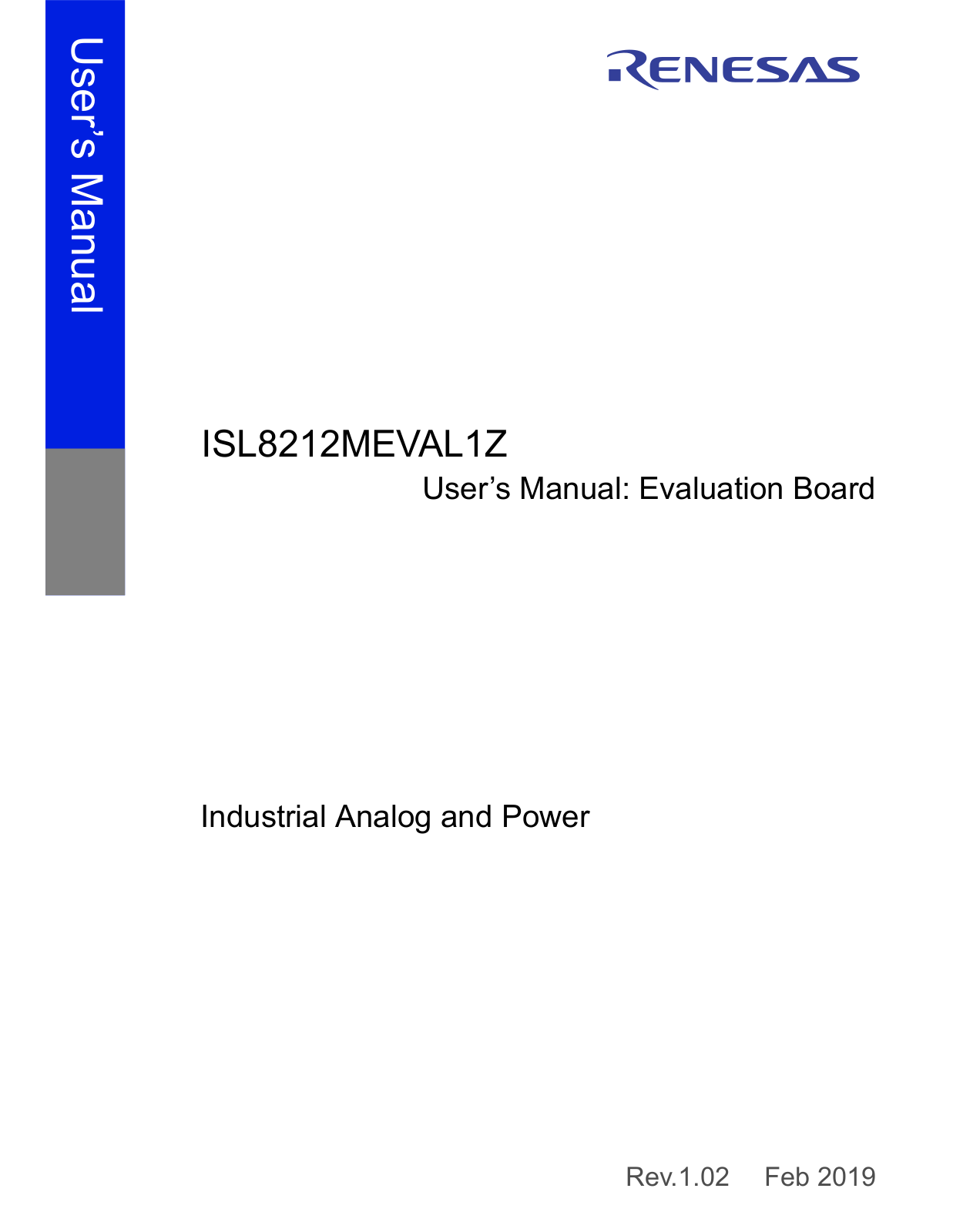 Renesas ISL8212MEVAL1Z User Manual