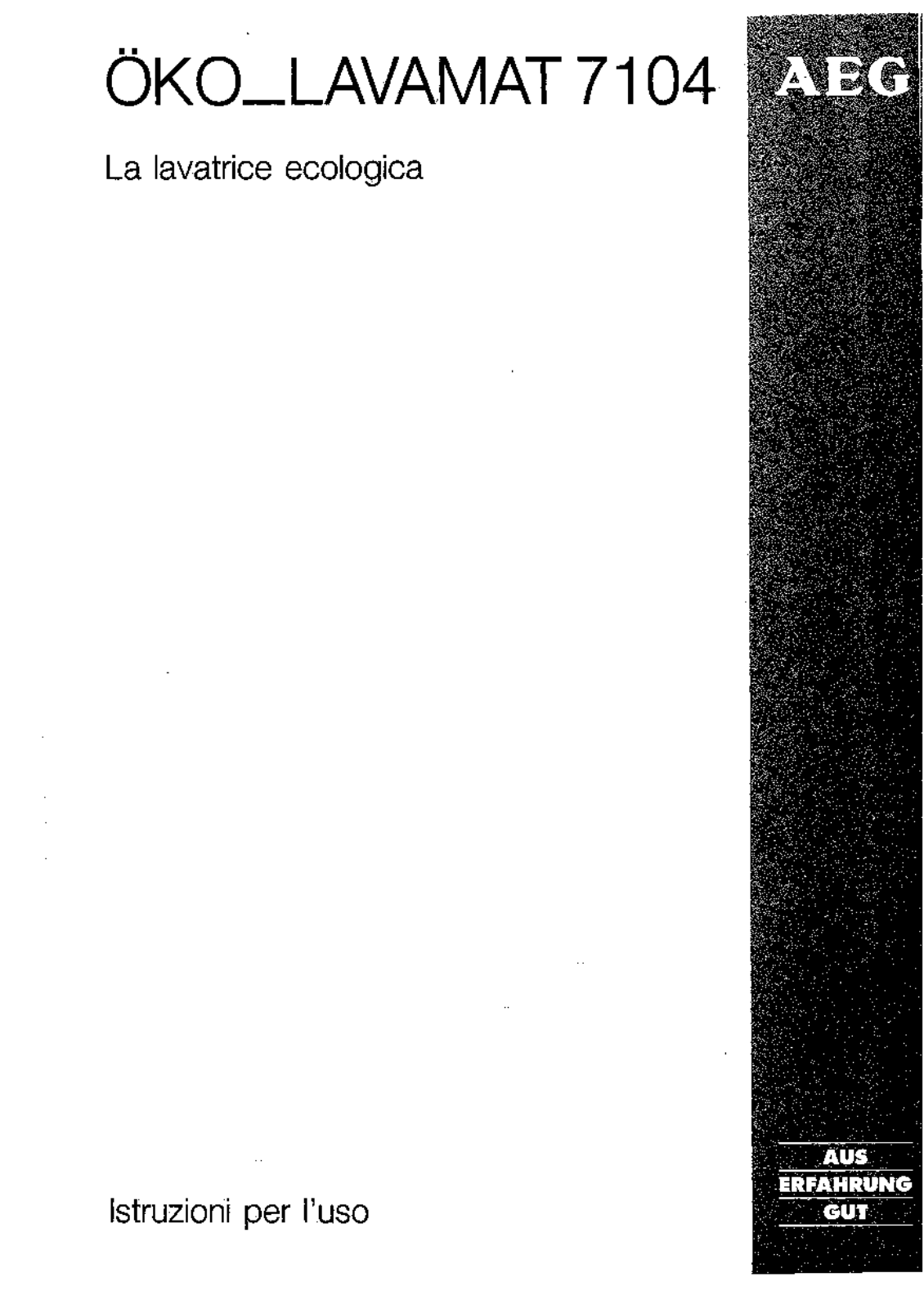 AEG LAV7104W User Manual - ManualMachine.com