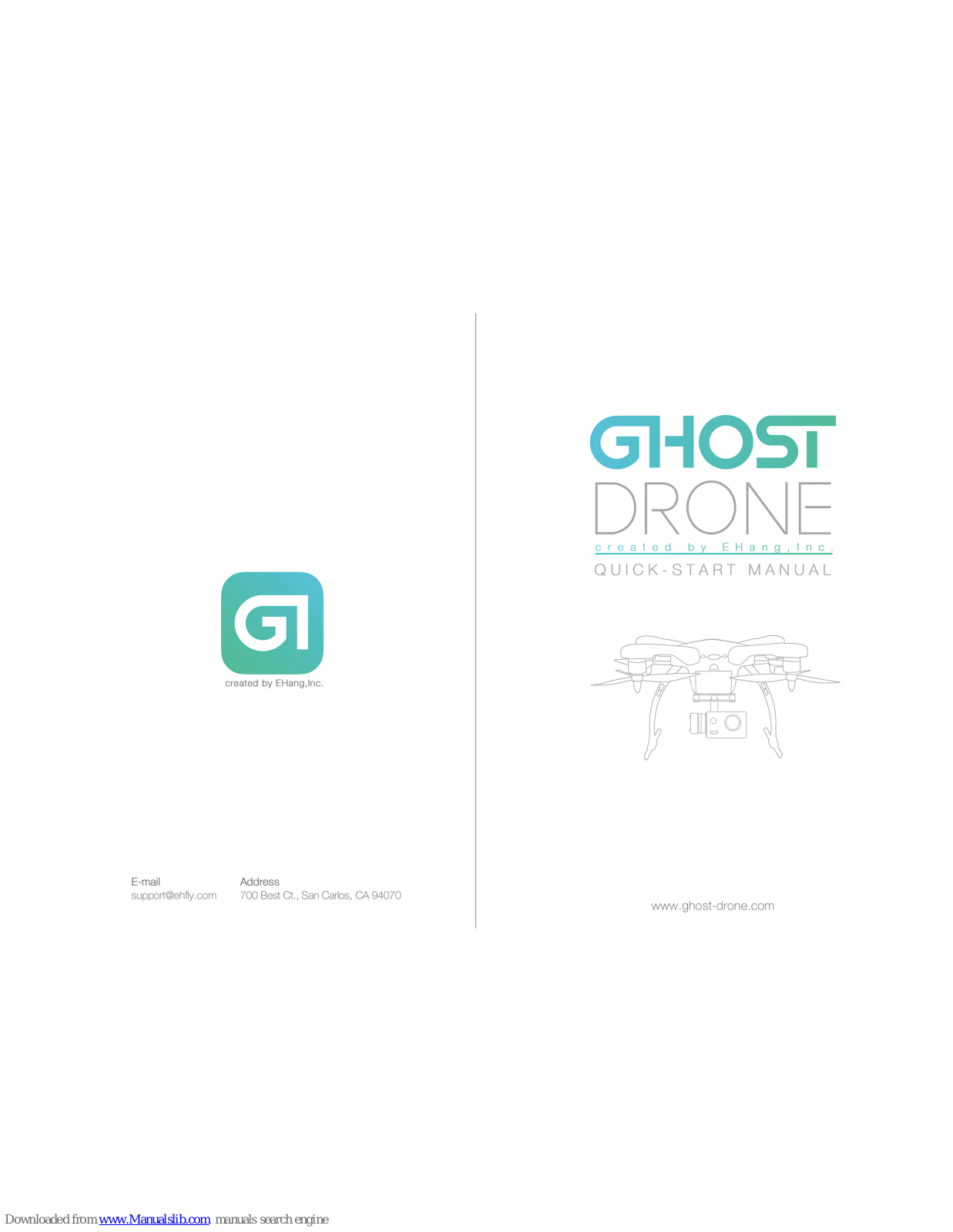 ehang Ghost Drone Quick Start Manual