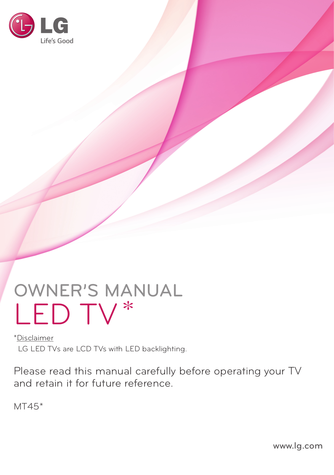 LG 24MT45D-PT Owner’s Manual