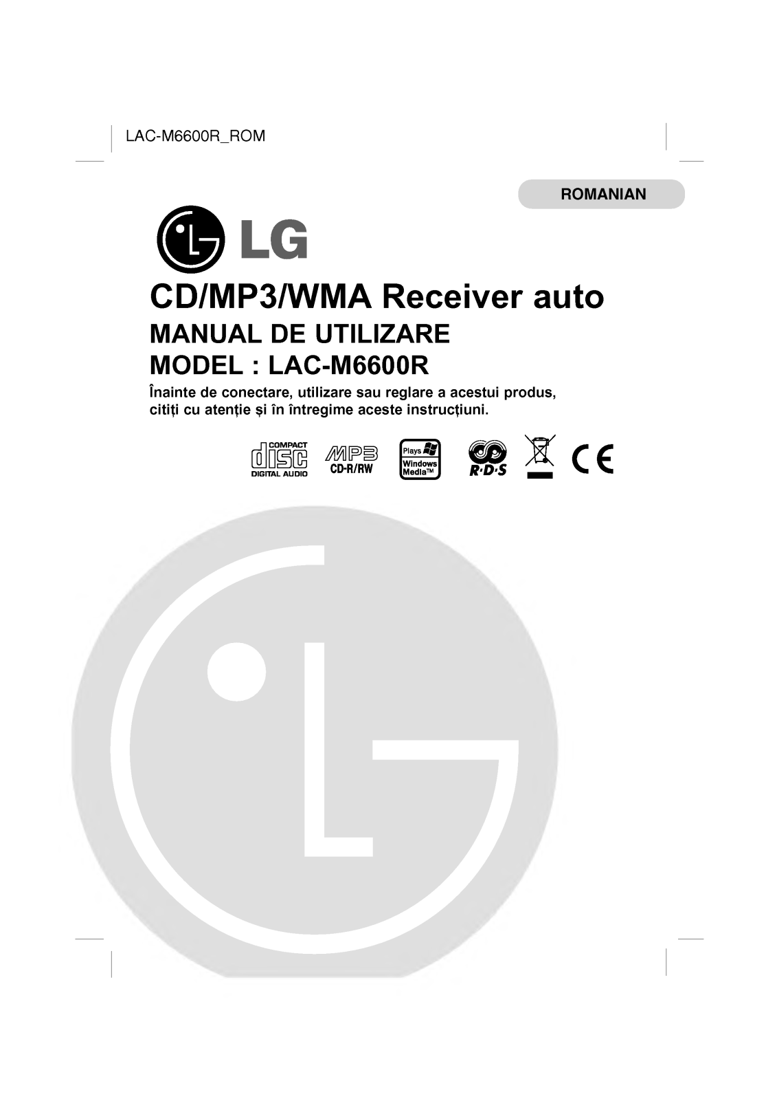 Lg LAC-M6600R User Manual