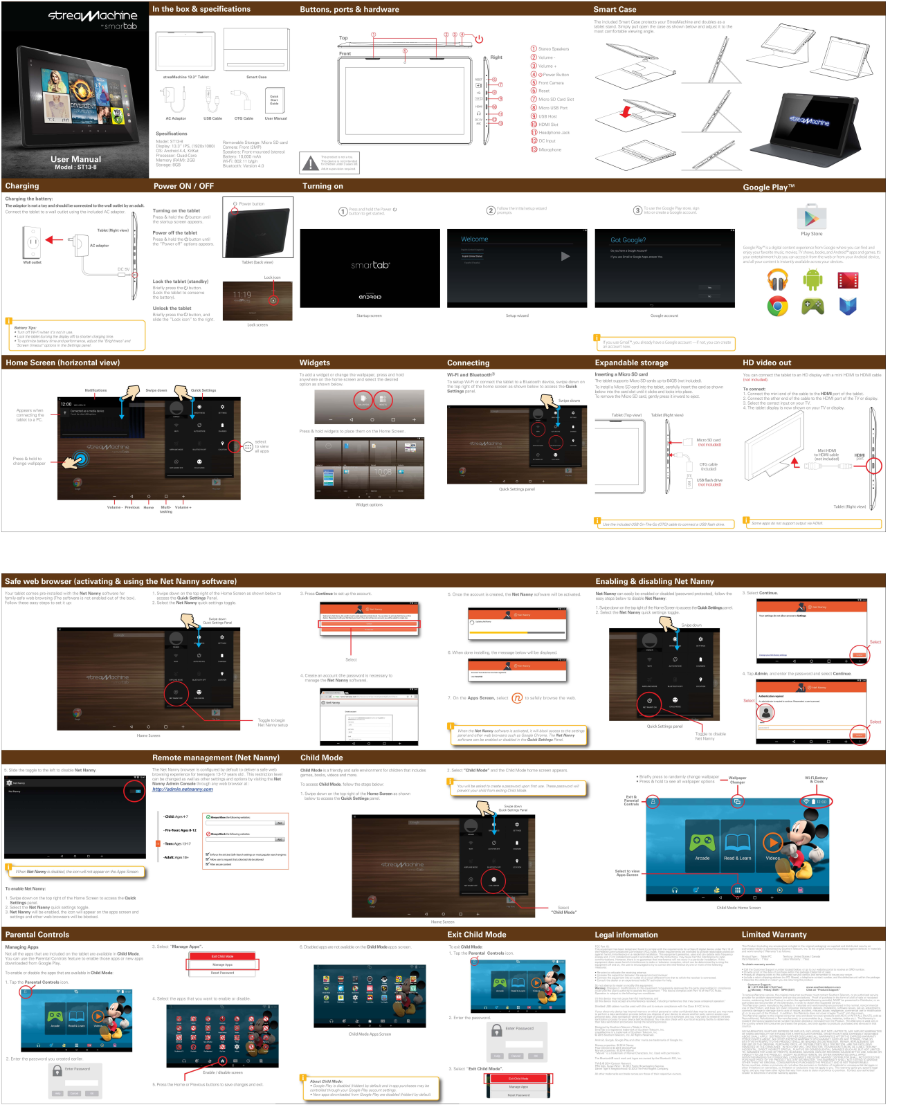 Smartab ST13-8 User Manual