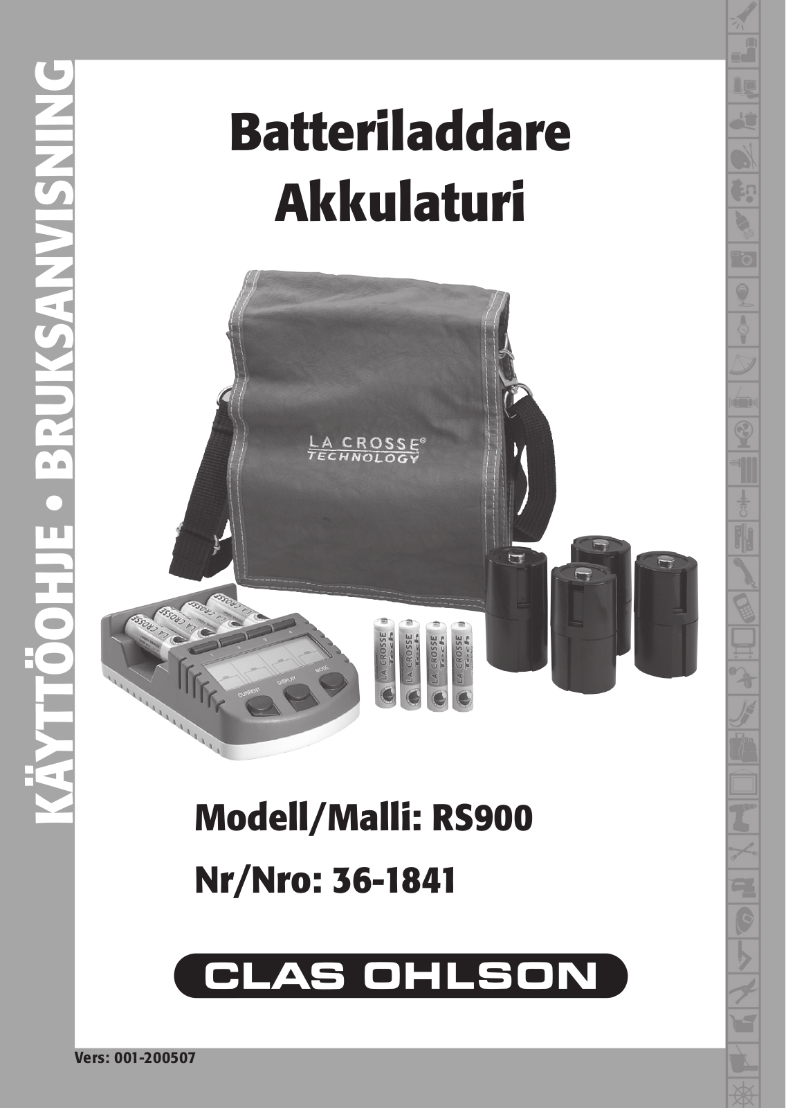 clas ohlson RS900 User manual - ManualMachine.com