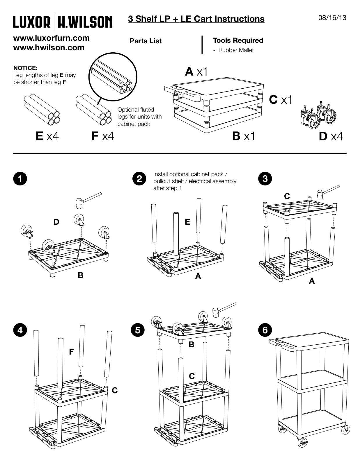 Luxor|H.Wilson LP40 User Manual