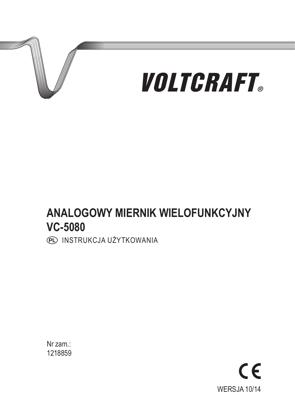 VOLTCRAFT VC-5080 User guide