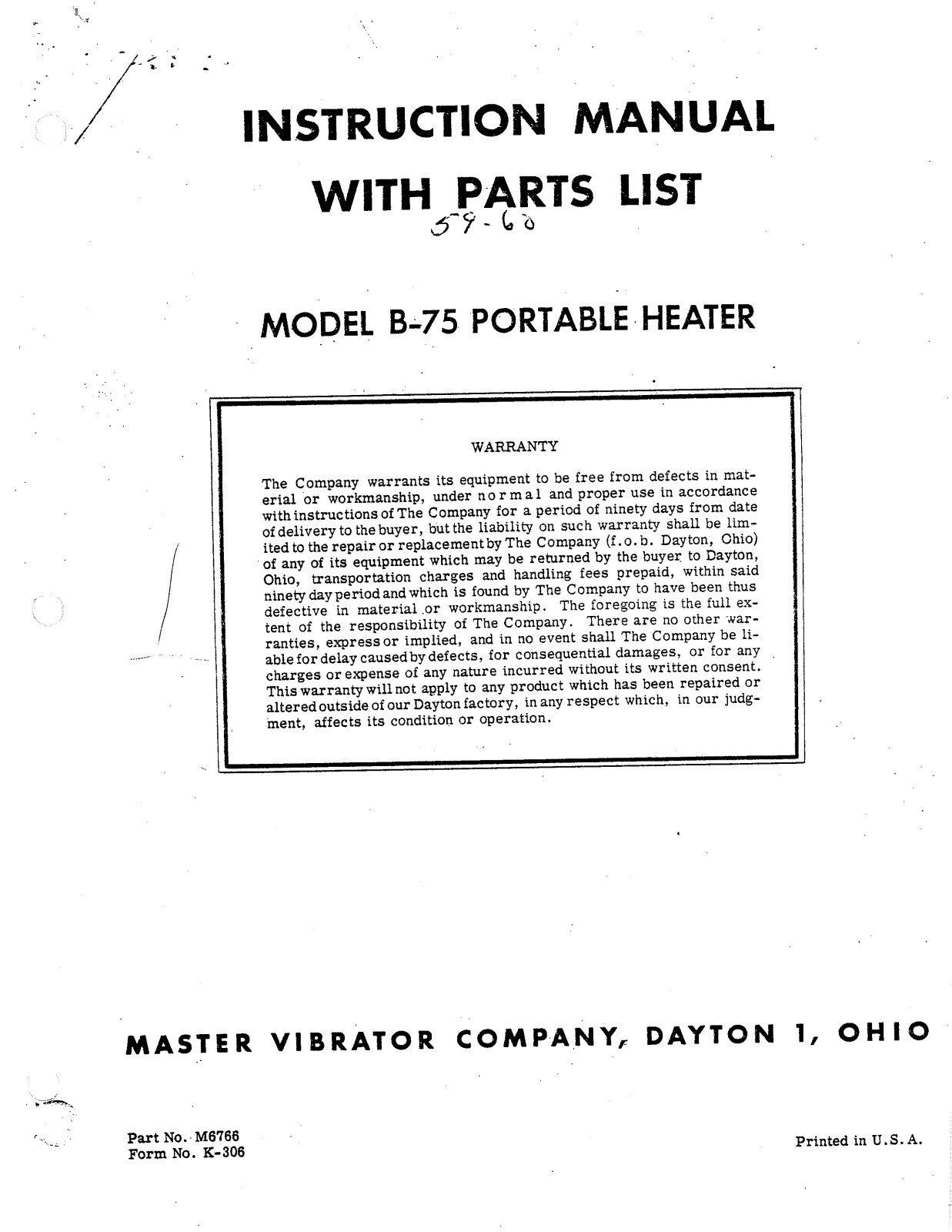 Desa Tech B75 Owner's Manual