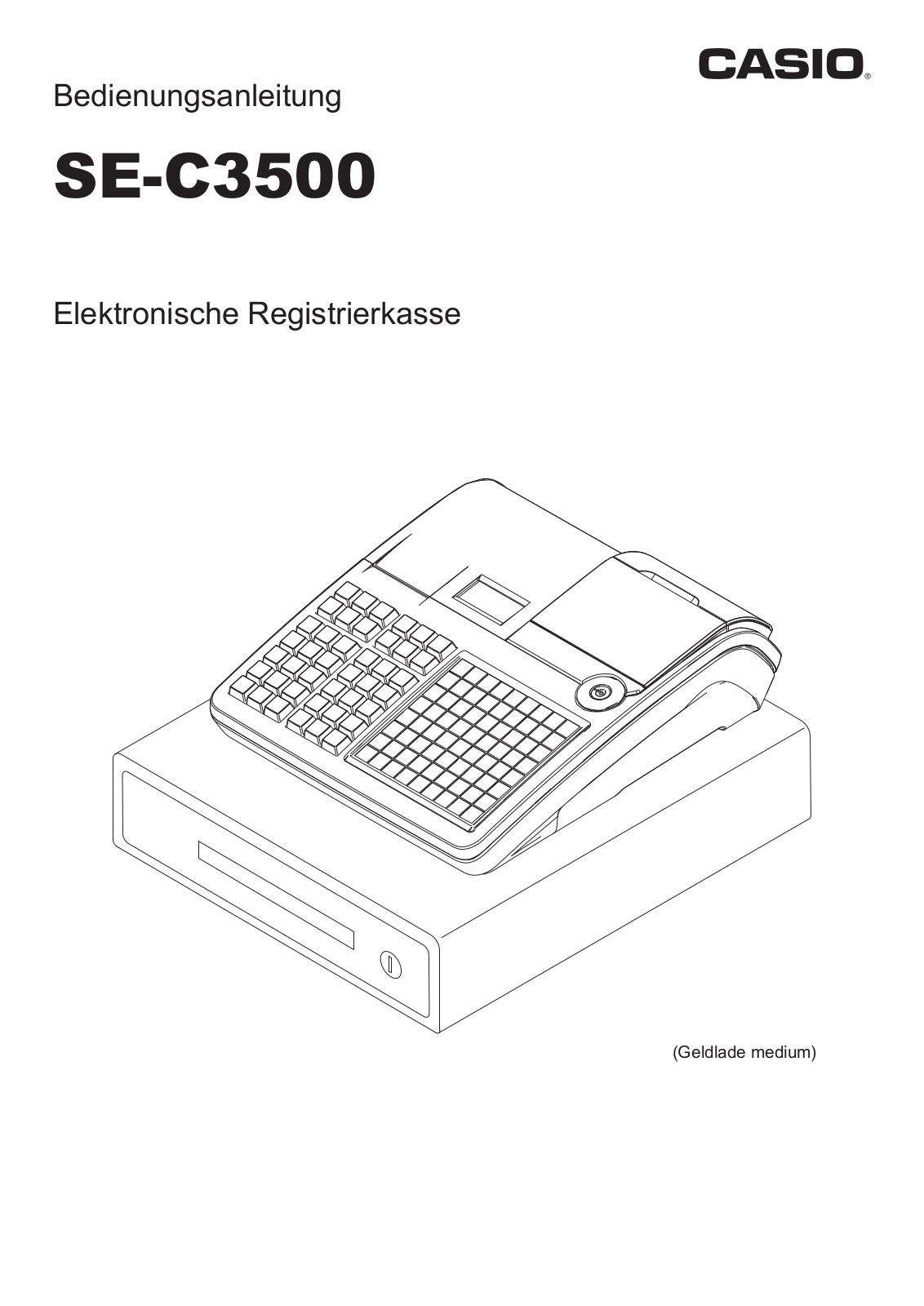 Casio SE-C3500 User Manual