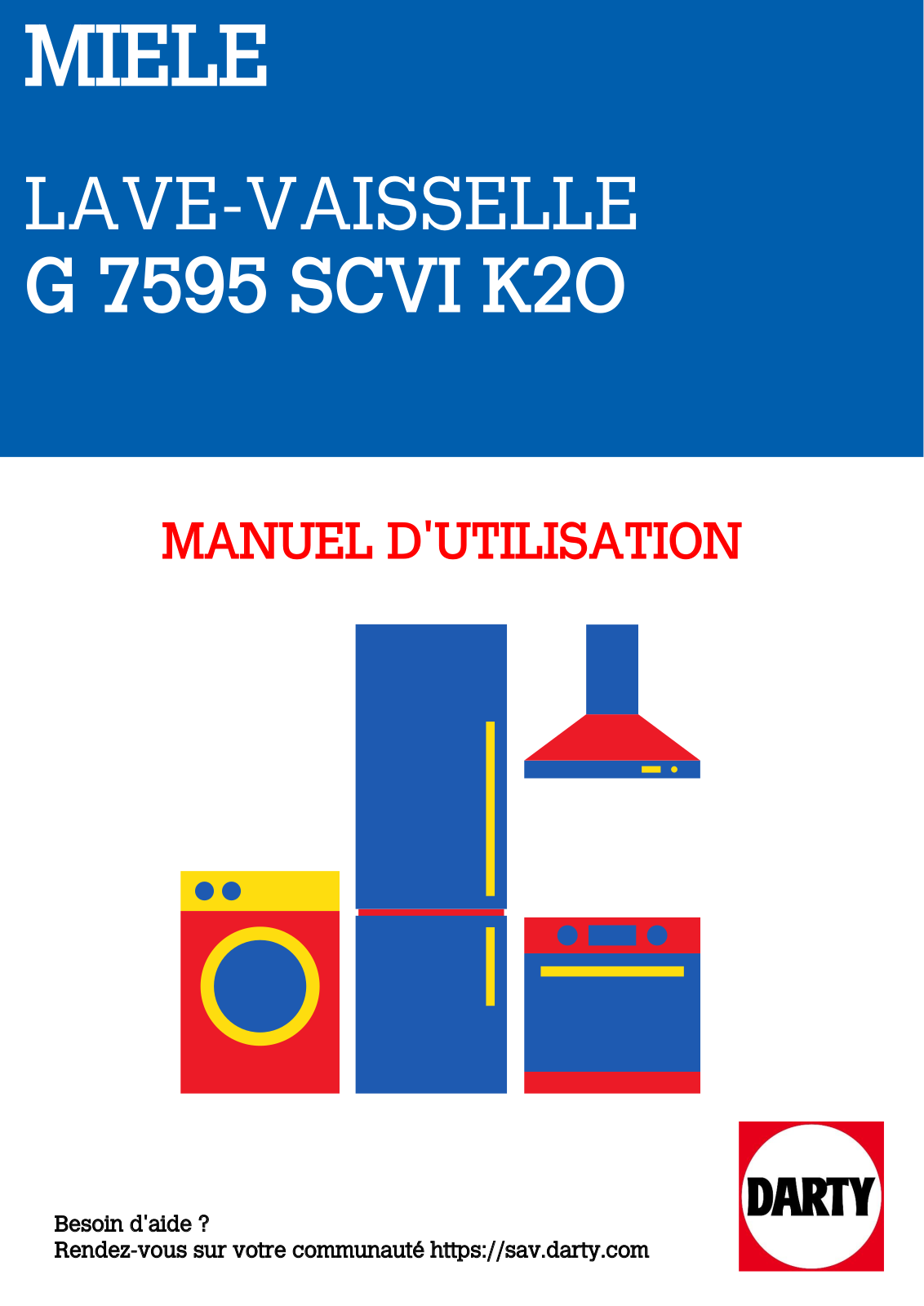 Miele G 7595 SCVI K2O User Manual