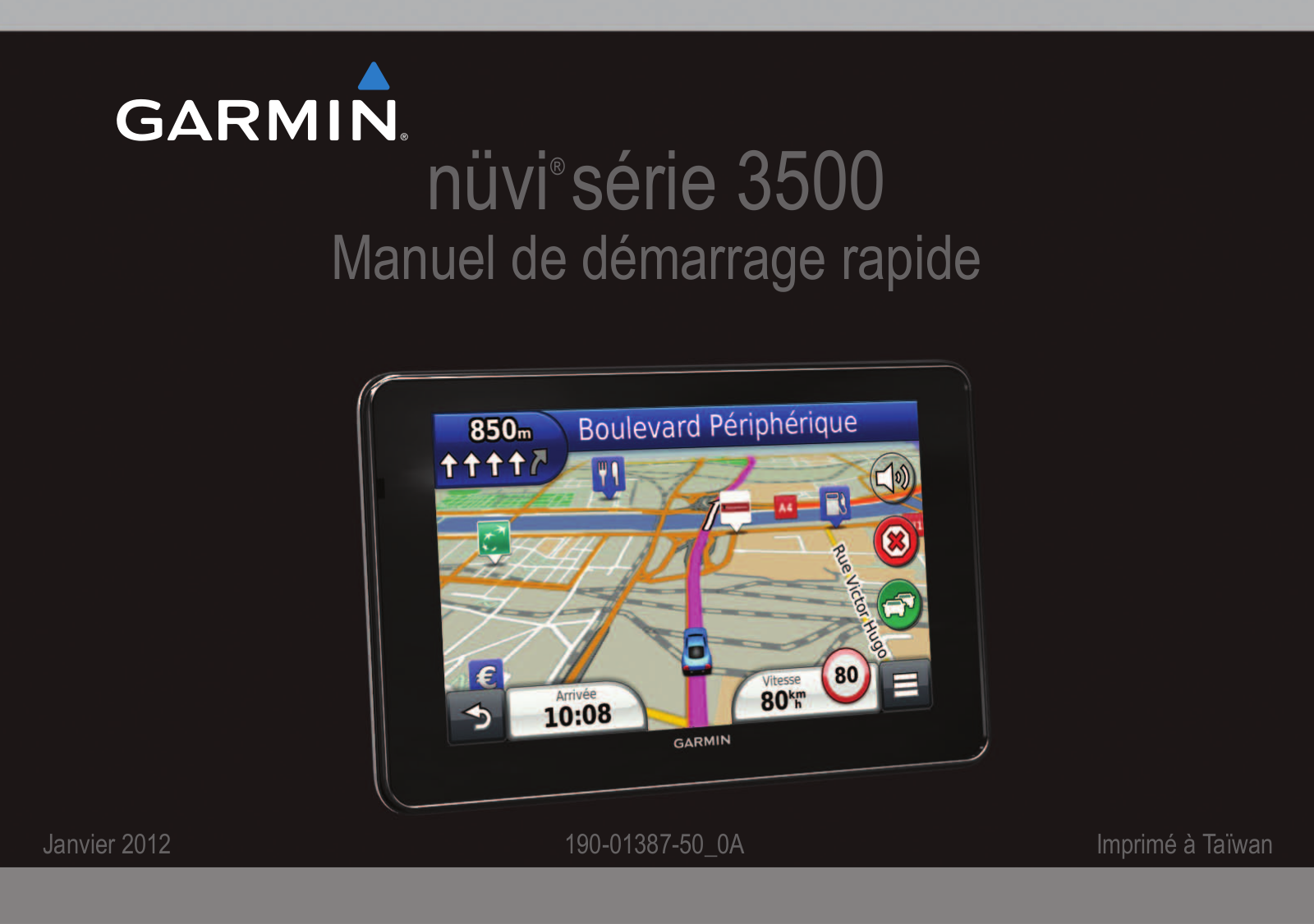 GARMIN 3590 LMT Guide rapide