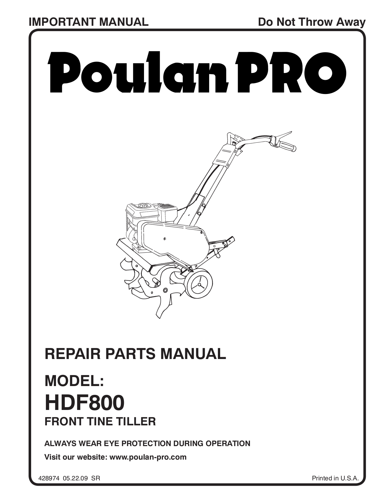 Poulan 96082000904 User Manual