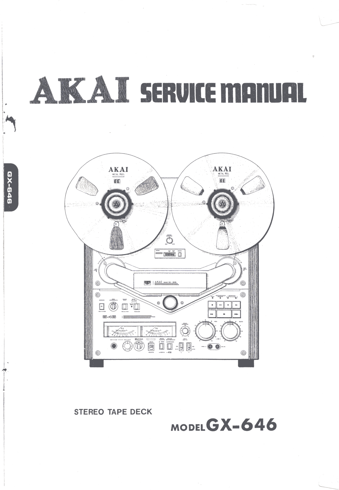 Akai GX-646 Service Manual