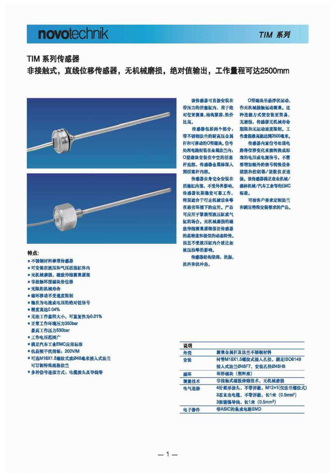 novotechnik TIM User Manual