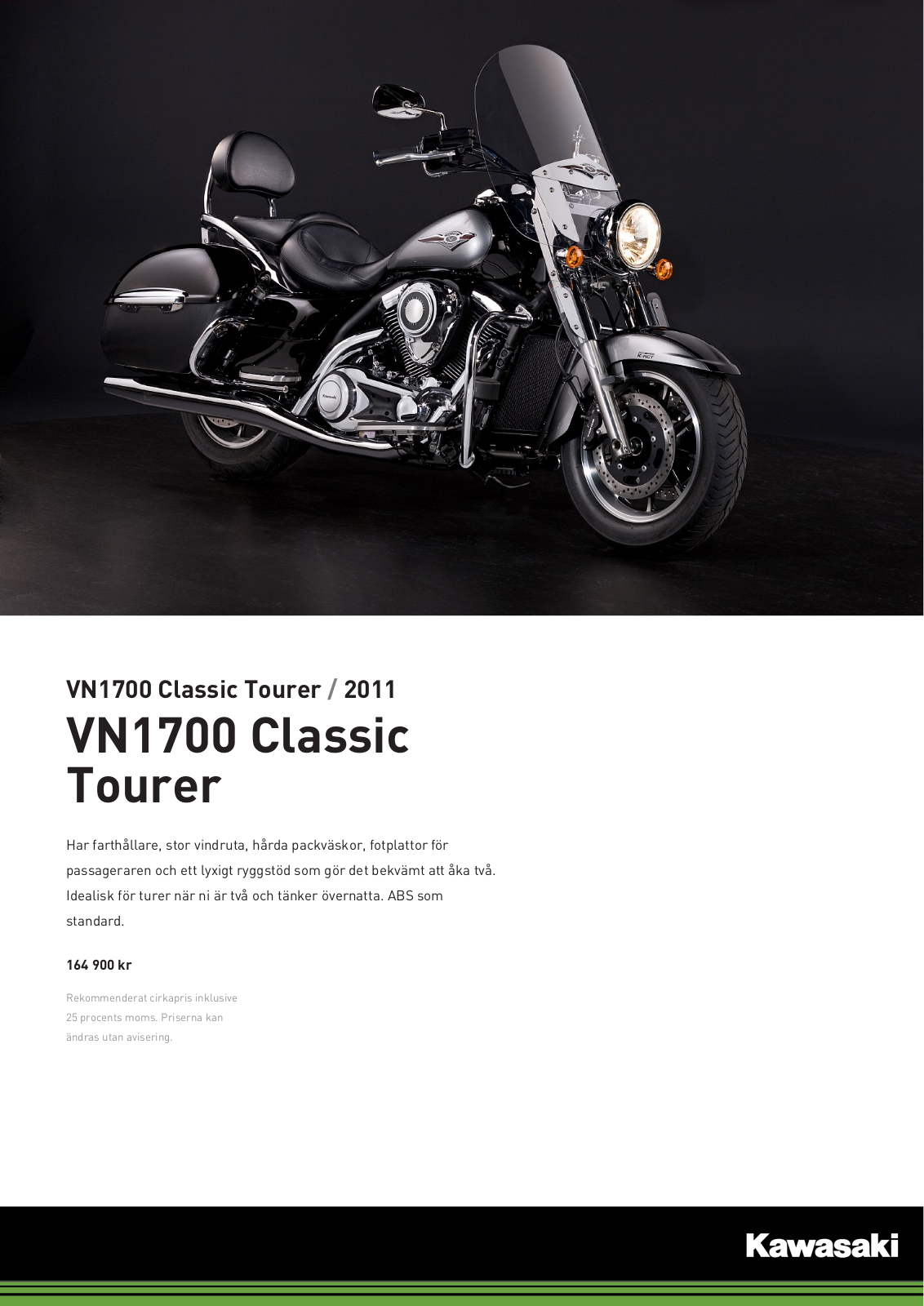 Kawasaki VN 1700 CLASSIC TOURER Brochure