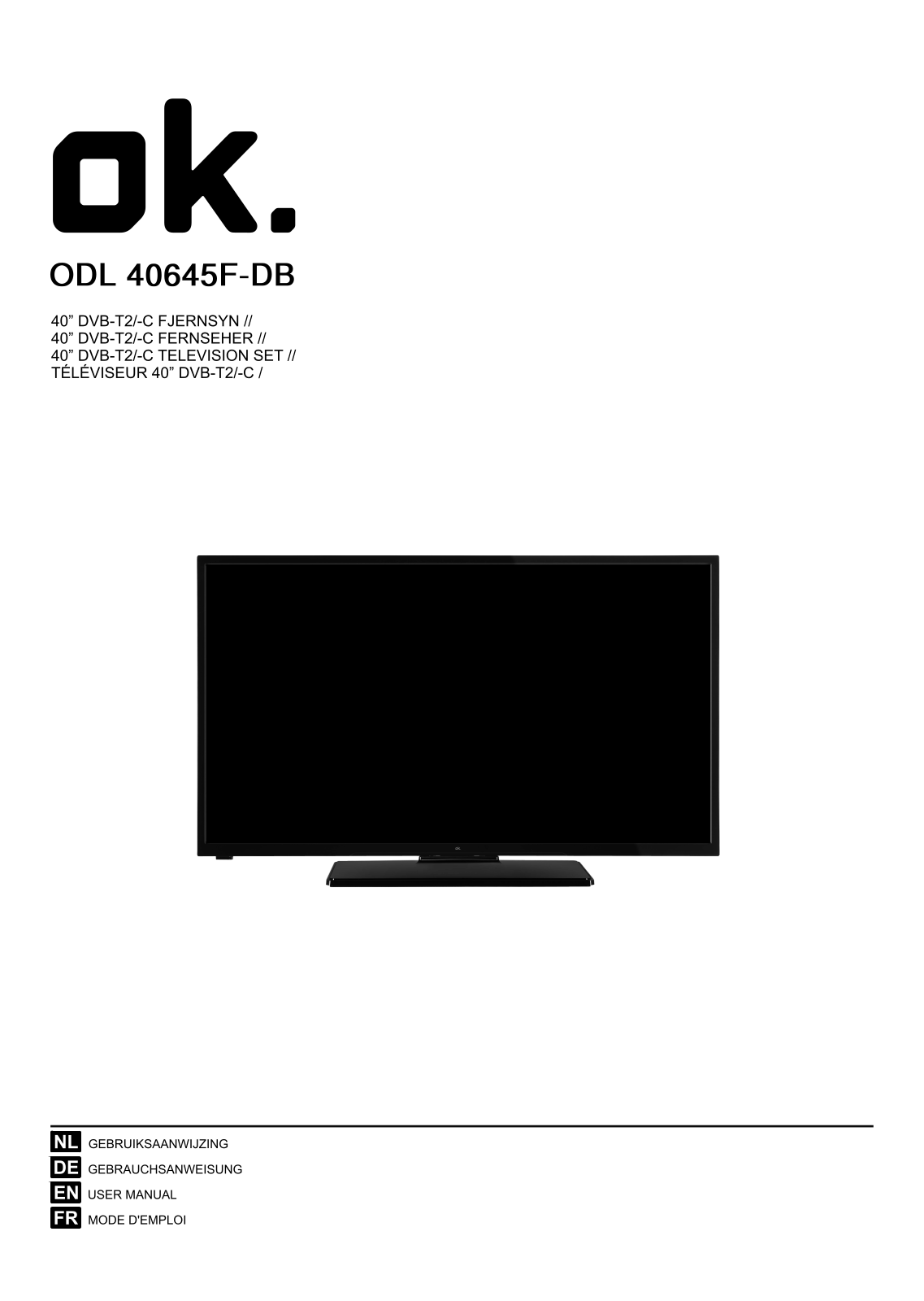 OK. ODL40645F-DB User manual - ManualMachine.com