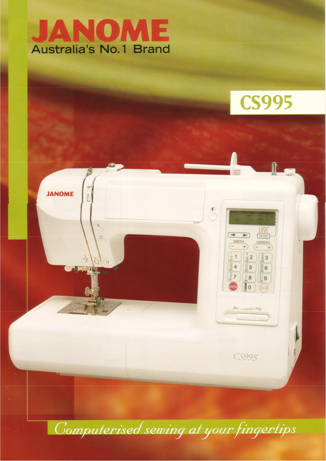 Janome CS995 User Manual