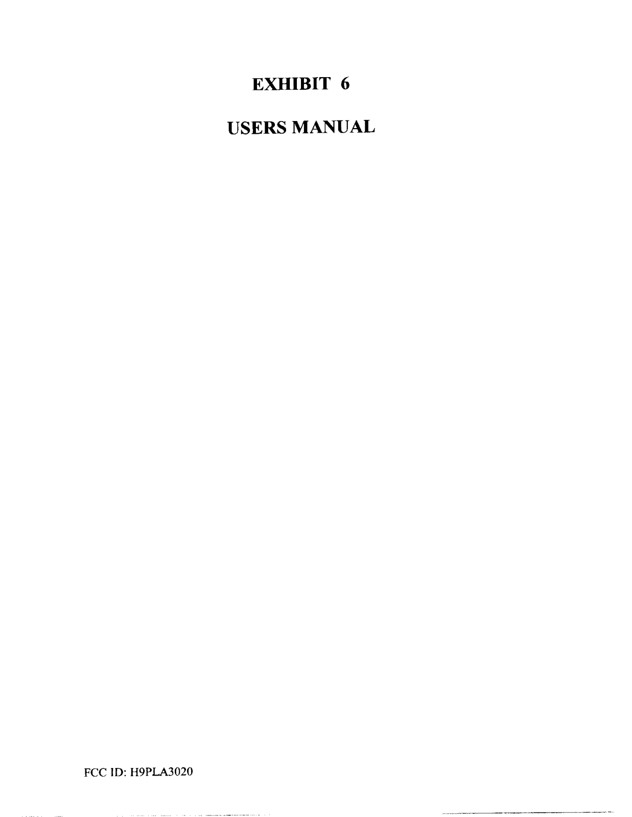 Symbol Technologies LA3020 User Manual